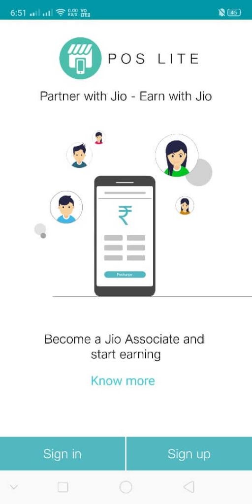 Step 2 JioPOS Lite Commision app