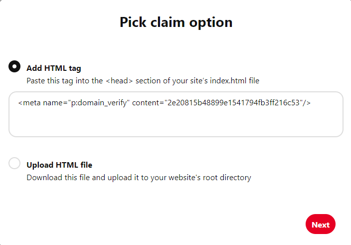 step 9 verify website